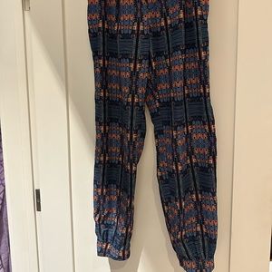 Silky funky trouser pants. Small